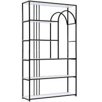 Black Industrial Shelf- Bar Back