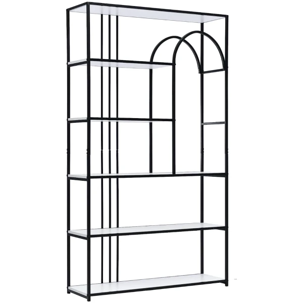 Black Industrial Shelf- Bar Back