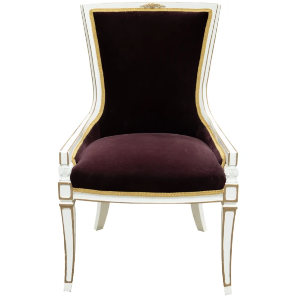 Maroon Victoria Chair