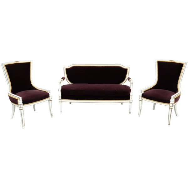 Maroon Victoria Chair - Image 2