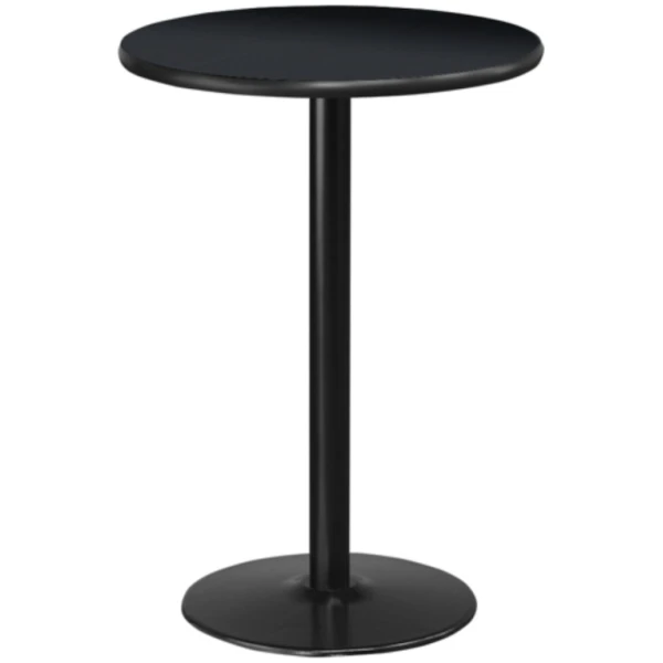 Black Pub Style Cocktail Table