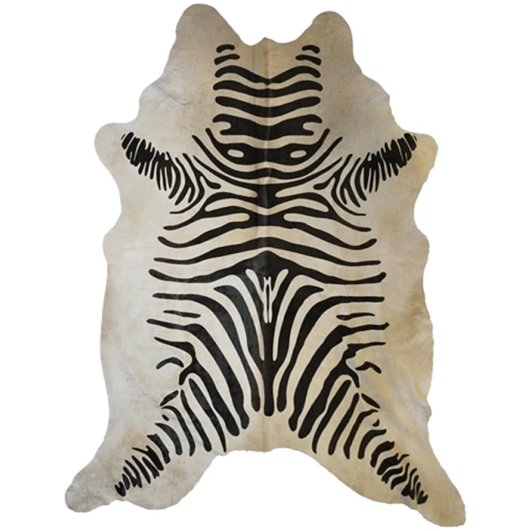Black Zebra Rug